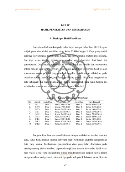 BAB IV HASIL PENELITIAN DAN PEMBAHASAN. A. Deskripsi Hasil Penelitian