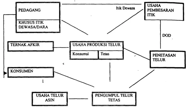 Diagram 1. Keterkaitan kegiatan usaha itik