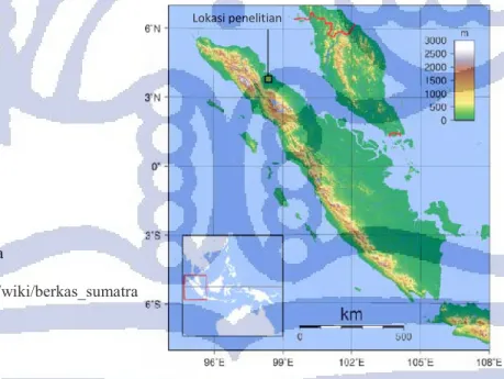 Gambar 2.1 Pulau Sumatra