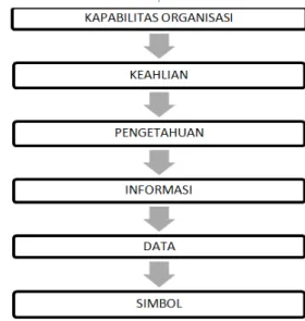 Gambar 1. Hierarki Pengetahuan Liebowitz &amp; Backman (Munir, 2008) 