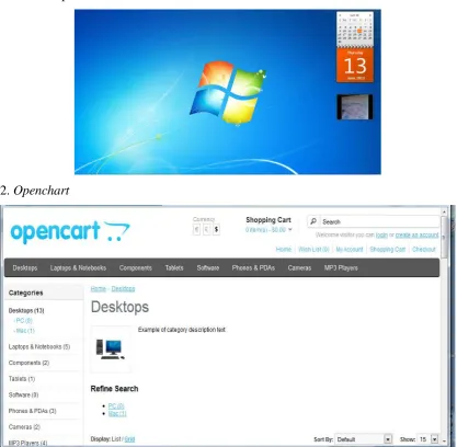 Gambar 4.2 Opencart 
