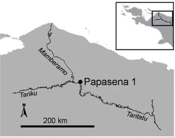 Gambar  2.  Lokasi desa Papasena 1   