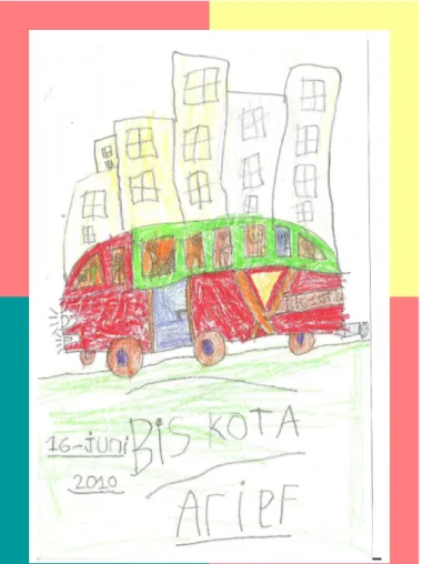 Gambar Bis kota, Hasil Karya : Arief umur 7 tahun 