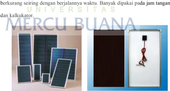 Gambar 2.3. Thin Film Amorphous Silicon 