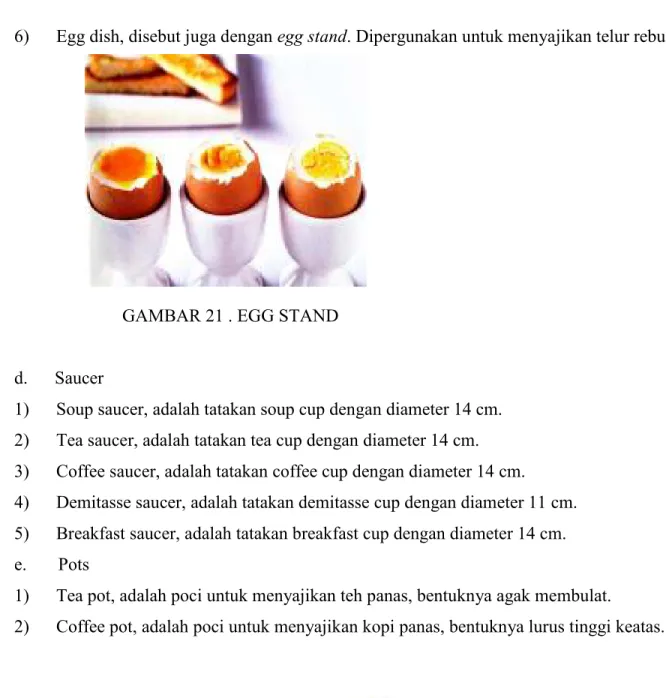 GAMBAR 21 . EGG STAND 