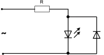 Gambar 5.10 Konstruksi dan simbol LED