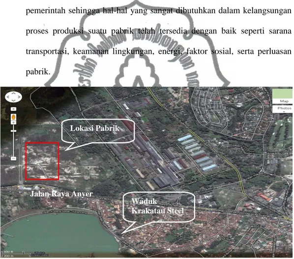 Gambar 1.2Pemilihan Lokasi Pabrik 