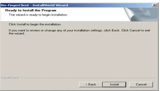 Gambar Ready to Install the Program  Klik Install, maka akan ada proses installing.  