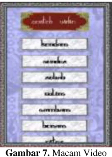 Gambar 5. Menu Utama  Form Macam Gamelan Jawa 