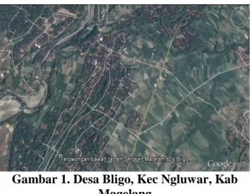 Gambar 1. Desa Bligo, Kec Ngluwar, Kab  Magelang 