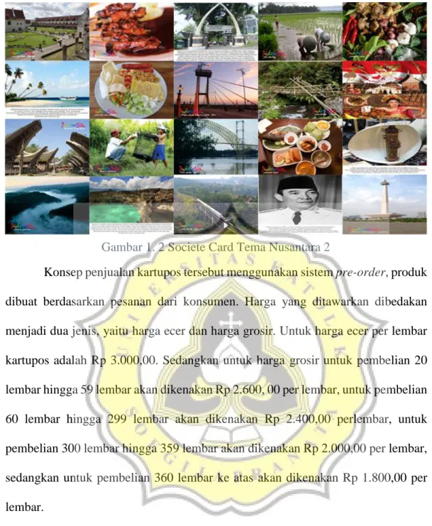 Gambar 1. 2 Societe Card Tema Nusantara 2 