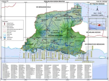 Gambar 1: DAS Brantas (11.800 km2) 