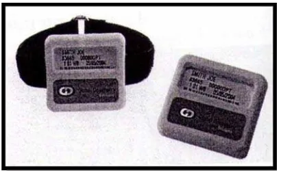 Gambar 12. Badge monitor banyaknya radiasi yang telah diterima oleh operator.1 