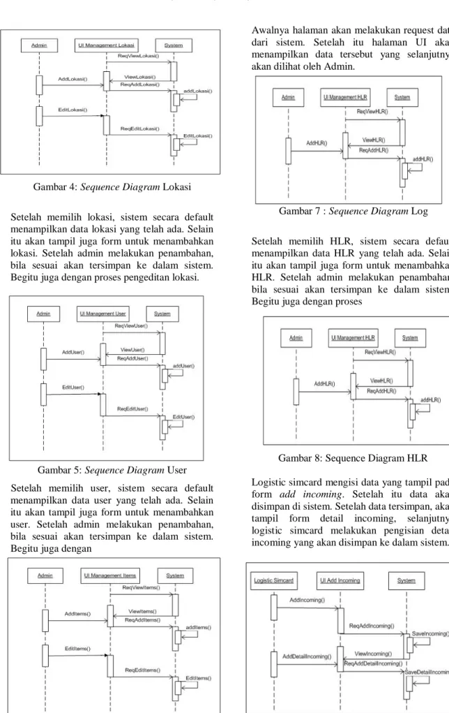 Gambar 4: Sequence Diagram Lokasi 