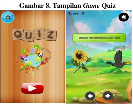 Gambar 8. Tampilan Game Quiz 