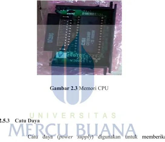 Gambar 2.3 Memori CPU 