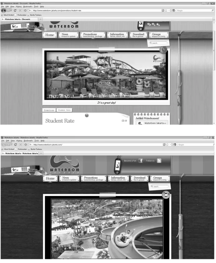 Gambar II.5.1.1. Tampilan Website Waterbom Jakarta 