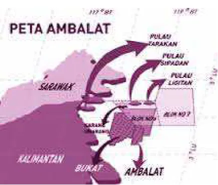 Gambar No. 4.1. Peta Ambalat 