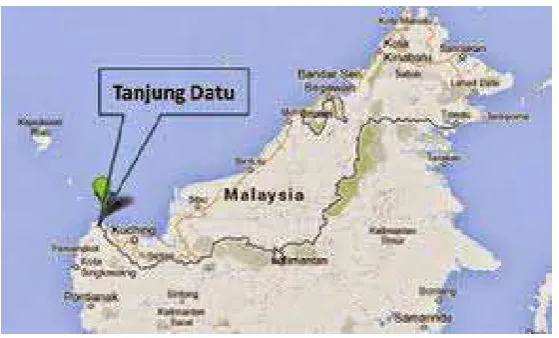 Gambar No. 4. 4. Peta Pulau Tanjung Datu 