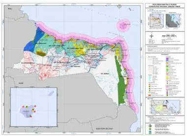Gambar 3.1. Peta Rencana Pola Ruang Wilayah Pesisir dan Pulau-Pulau Kecil Kabupaten Tanjung Jabung Timur