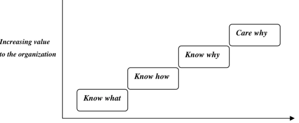 Gambar  1  :  Level operasional  dari definisi pengetahuan  (Davidson et  al.