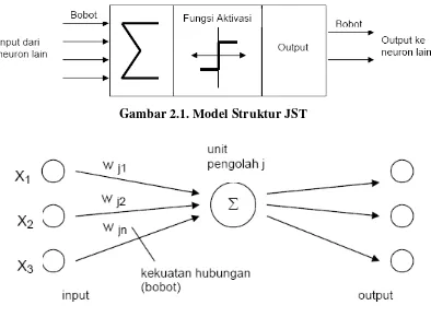 Gambar 2.1. Model Struktur JST 