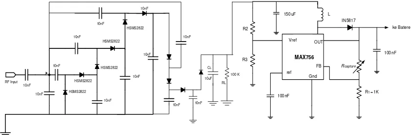Figure 2. Multi Level Rectifier Circuit Model [1] 