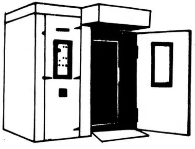 Gambar 4. Oven pengering pellet, menggunakan minyak sebagai pemanas. 