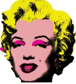 Gambar 2 : Contoh lukisan Andy Warhol “Marilyn Monroe” 
