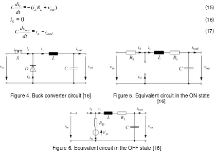 Figure 4. Buck converter circuit [16] 