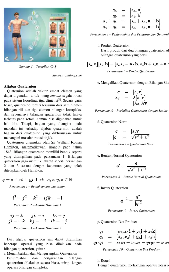 Gambar 3 – Tampilan CAS 