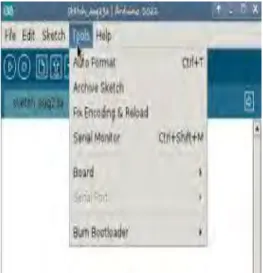 Gambar 2.5 Tools Serial Port 