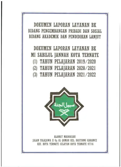 DOKUMEN LAPORAN LAYANAN BK BIDANG PENGEMBANGAN PRIBADI DAN SOSIAL ...