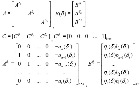 Figure 1, the relationship between intermediatecontrol X tˆ ( ) and actual input