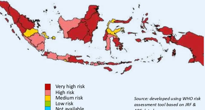 Figure 17: Sub-national risk assessment - measles and rubella