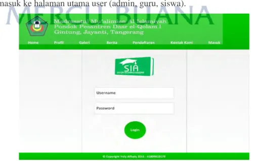 Gambar 4.11 Rancangan Layar  Login 