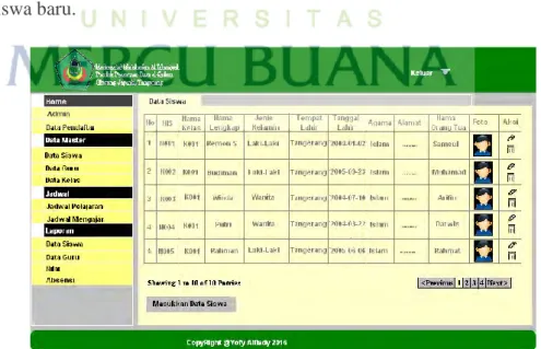 Gambar 4.17  Rancangan Layar Data Siswa 