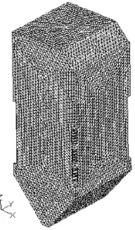 Figure 1. Furnace mesh 