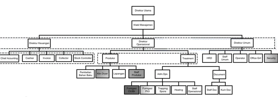 Gambar 2.1. Struktur Organisasi PT. Carsurindo Siperkas 
