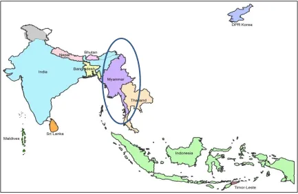 Figure 1. Map of Myanmar 