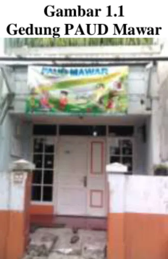 Gambar 1.1  Gedung PAUD Mawar 