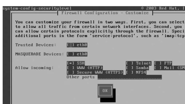 Figure 5-3. Current firewall configuration