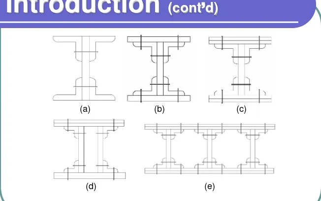 Fig. 2 Common section of plate girders  