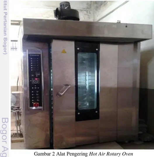 Gambar 2 Alat Pengering Hot Air Rotary Oven 