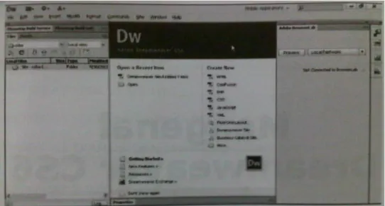 Gambar II.1 Adobe Dreamweaver CS6 