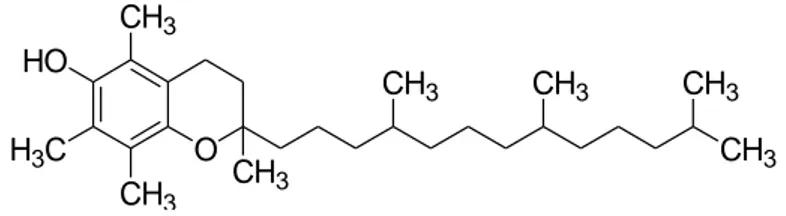 Gambar 9. Struktur Vitamin E (α-tokoferol) 
