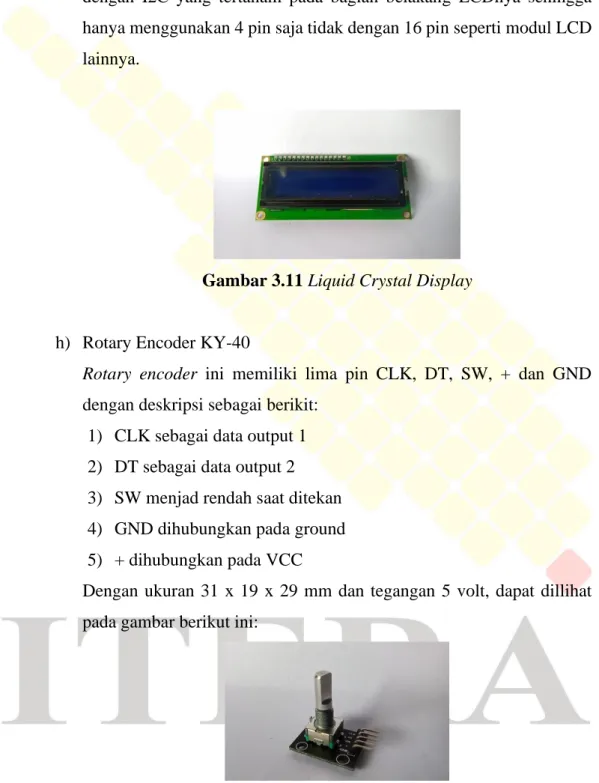 Gambar 3.11 Liquid Crystal Display  