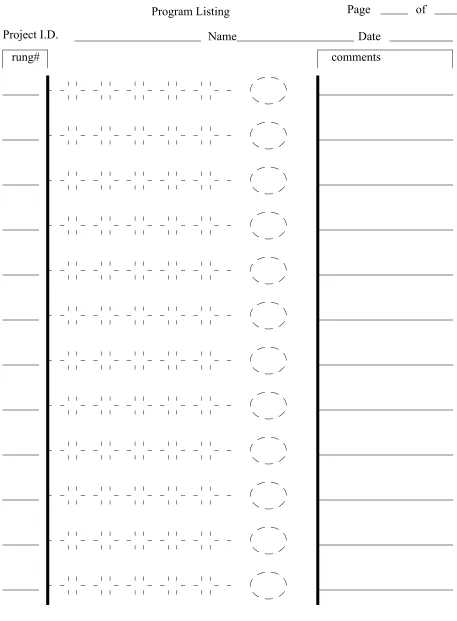 Figure 1.7Ladder Logic Page