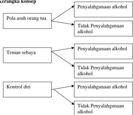 Gambar 2.2 Kerangka konsep 