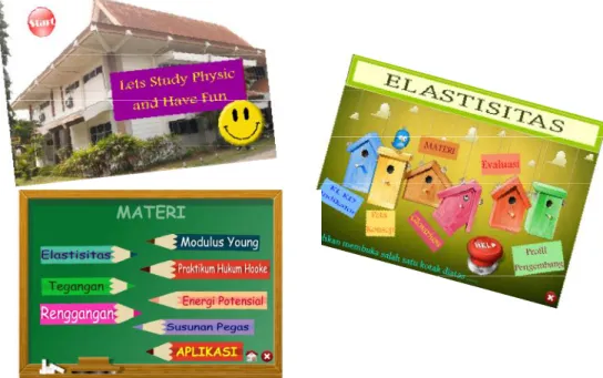 Gambar 1 Beberapa Tampilan Menu 